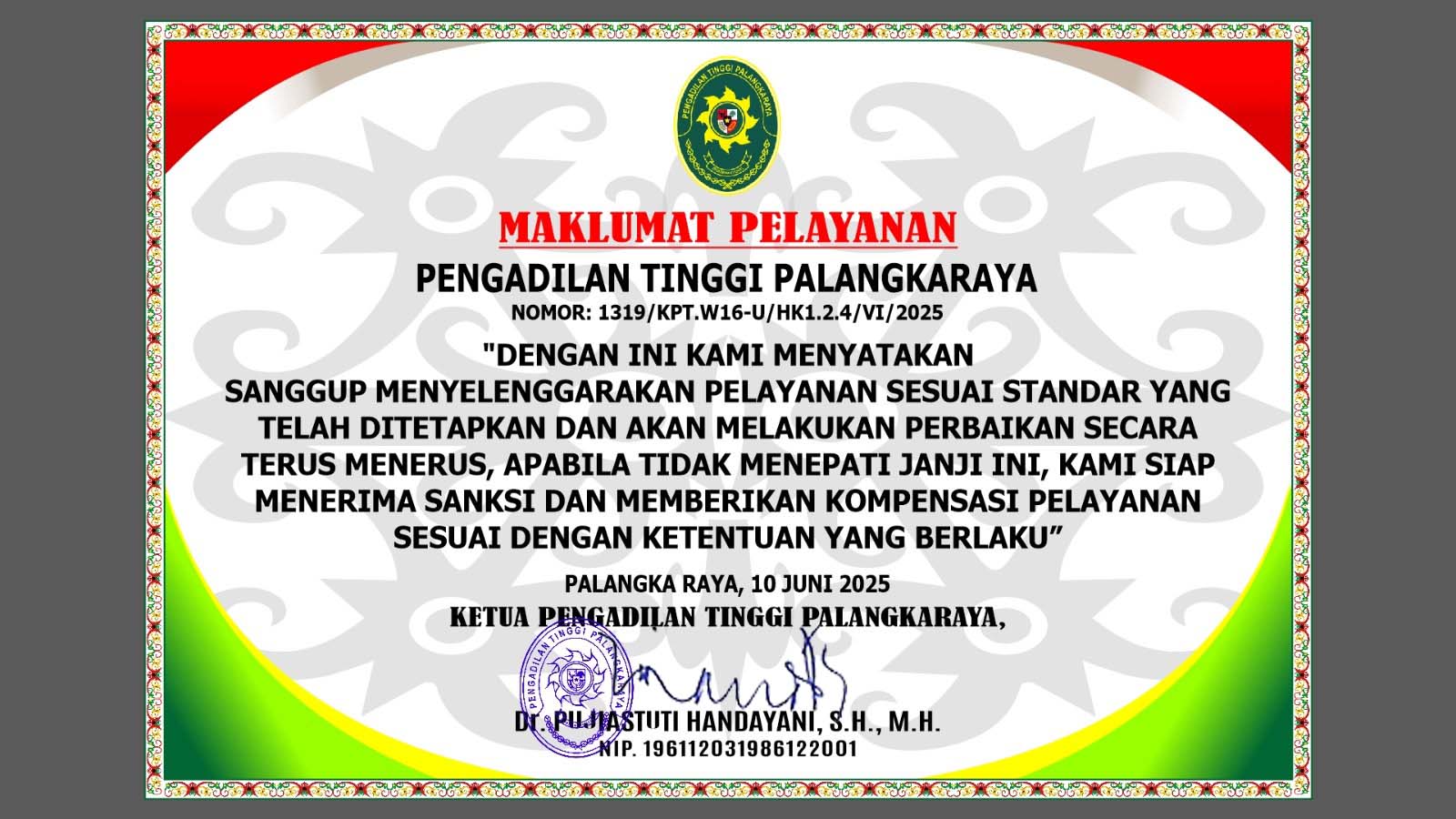 MAKLUMAT LAYANAN